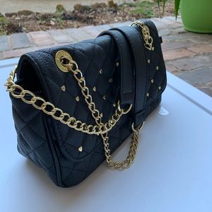 Betsy Johnson Quilted Heart Bag